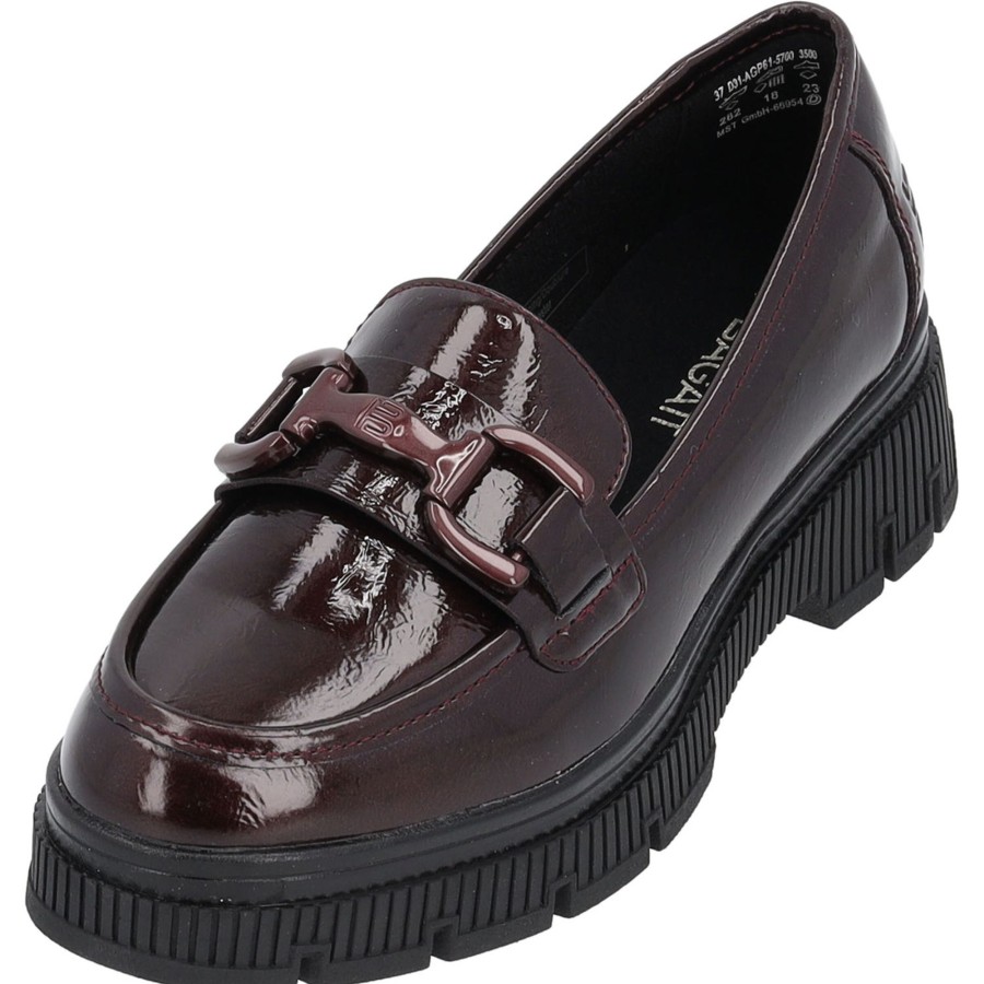 Damen Bagatt Damenschuhe | Bagatt Robin Agp61, Mokassins, Damen, Bordo