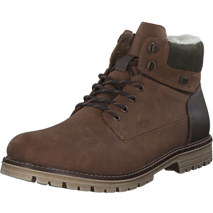 Herren Rieker | Rieker F3611, Stiefel, Herren, Peanut/Moro/Moos