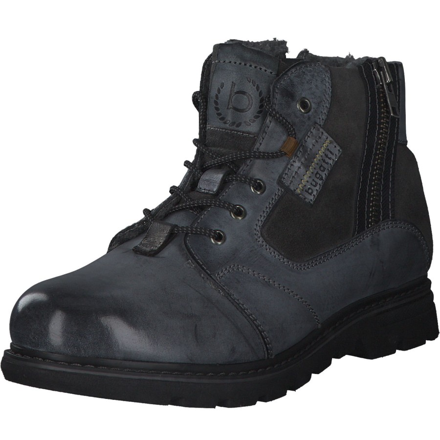 Herren Bugatti | Bugatti Scarus A5A5, Stiefel, Herren, Dark Grey / Dark Grey