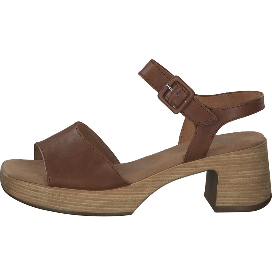 Damen Gabor | Gabor Comfort 22.721, Plateau-Sandaletten, Damen, Camel