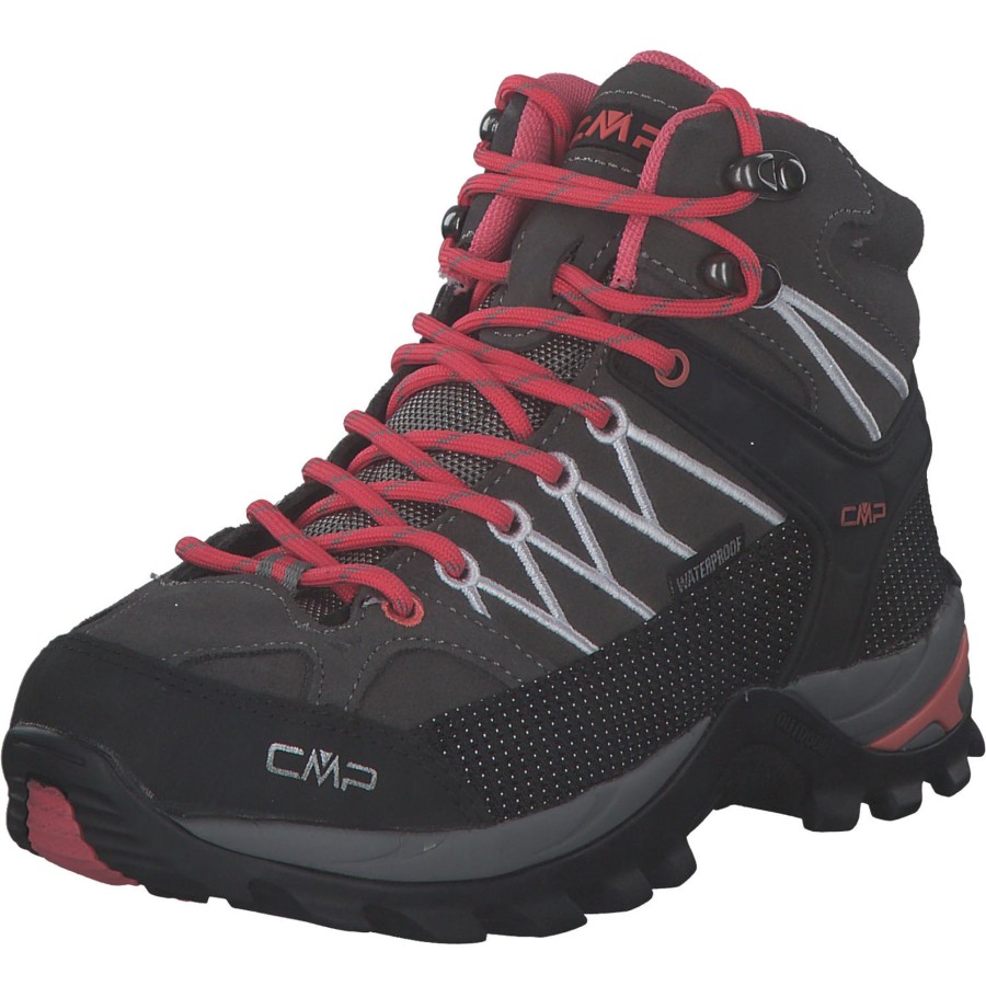 Damen CMP | Cmp Rigel Mid 3Q12946, Trekkingschuhe, Damen, Grey-Corallo