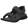 Herren Rieker | Rieker 26752, Klassische Sandalen, Herren, Cenere/Black/Schwarz