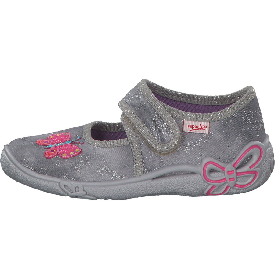 Kinder Superfit | Superfit Belinda 00288, Hausschuhe, Kinder, Grau