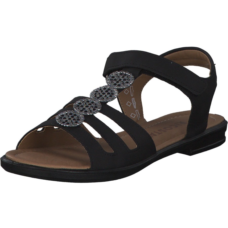 Damen Ricosta | Ricosta Ana 7000402, Sandalen (Kinder), Damen, Schwarz