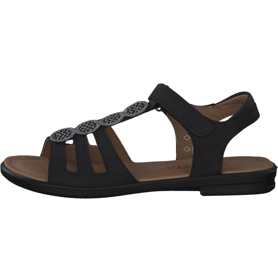 Damen Ricosta | Ricosta Ana 7000402, Sandalen (Kinder), Damen, Schwarz