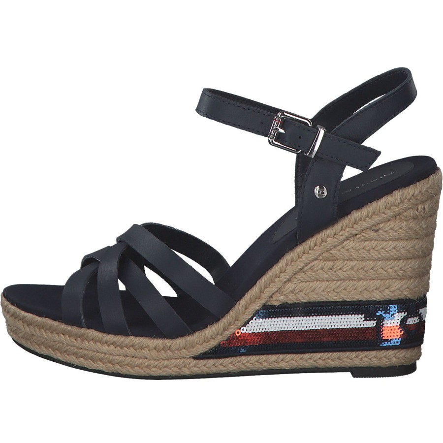 Damen Tommy Hilfiger | Tommy Hilfiger Fw0Fw04843, Klassische Pumps, Damen, Blau