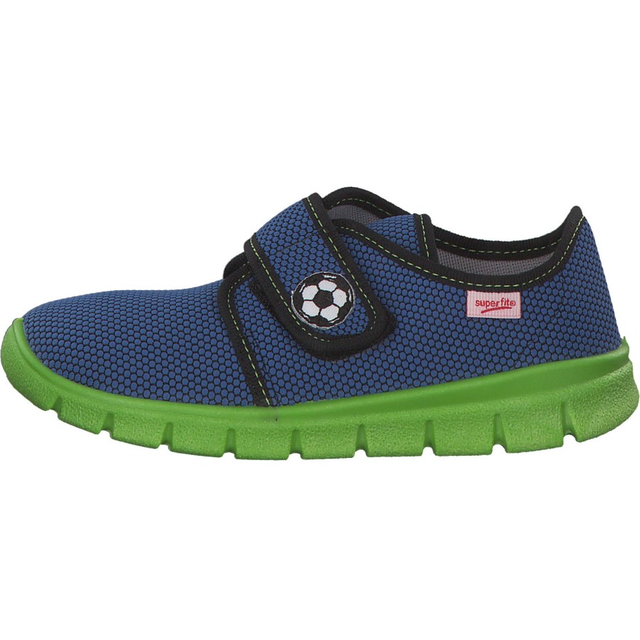 Kinder Superfit | Superfit Bobby 00266, Hausschuhe, Kinder, Blau (Water Kombi)