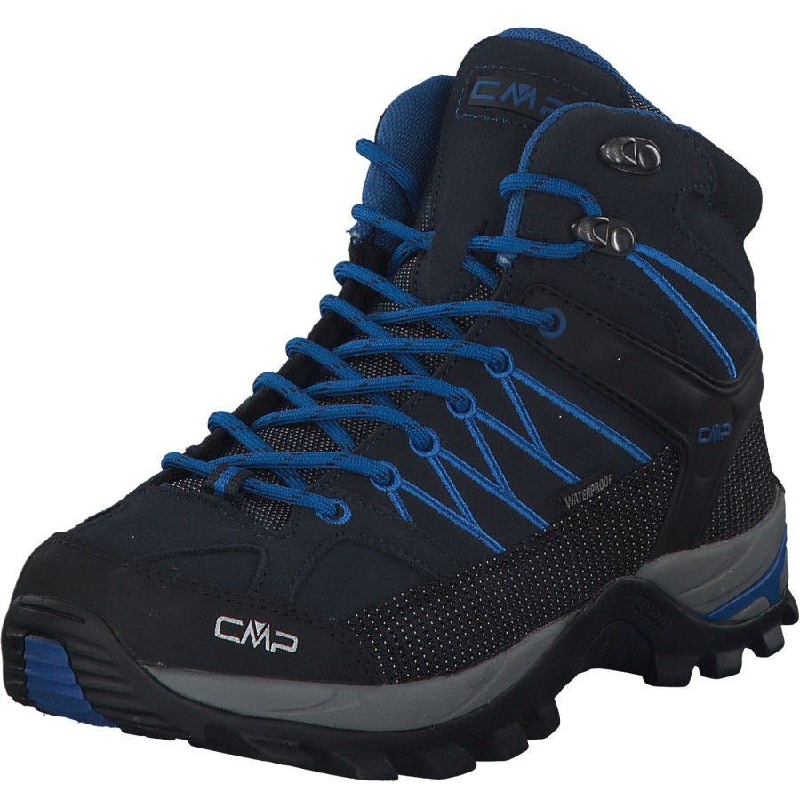 Herren CMP | Cmp Rigel Mid 3Q12947, Trekkingschuhe, Herren, Blau (Black/Blue)