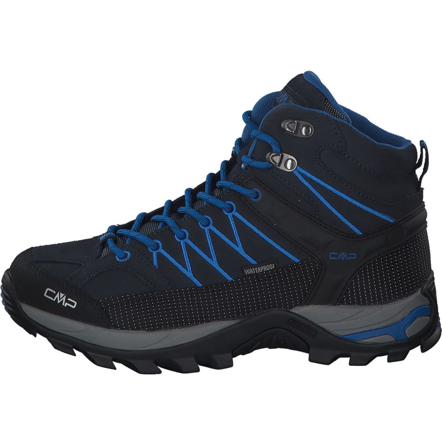 Herren CMP | Cmp Rigel Mid 3Q12947, Trekkingschuhe, Herren, Blau (Black/Blue)