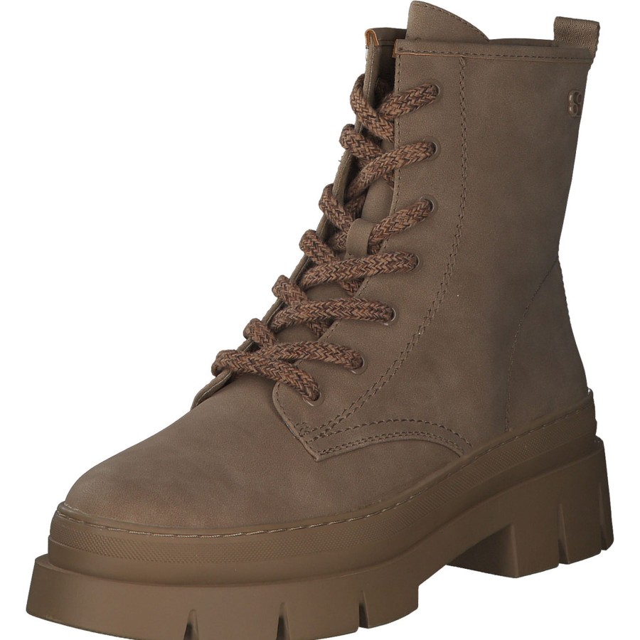 Damen s. Oliver | S. Oliver 25257, Schnu00Fcrstiefeletten, Damen, Braun (Nut)