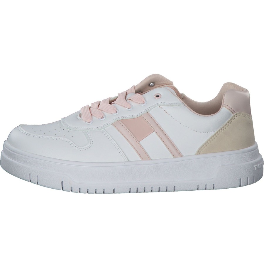 Kinder Tommy Hilfiger | Tommy Hilfiger T3A9-32723, Schnu00Fcrschuhe, Kinder, Bianco/Rosa/Beige