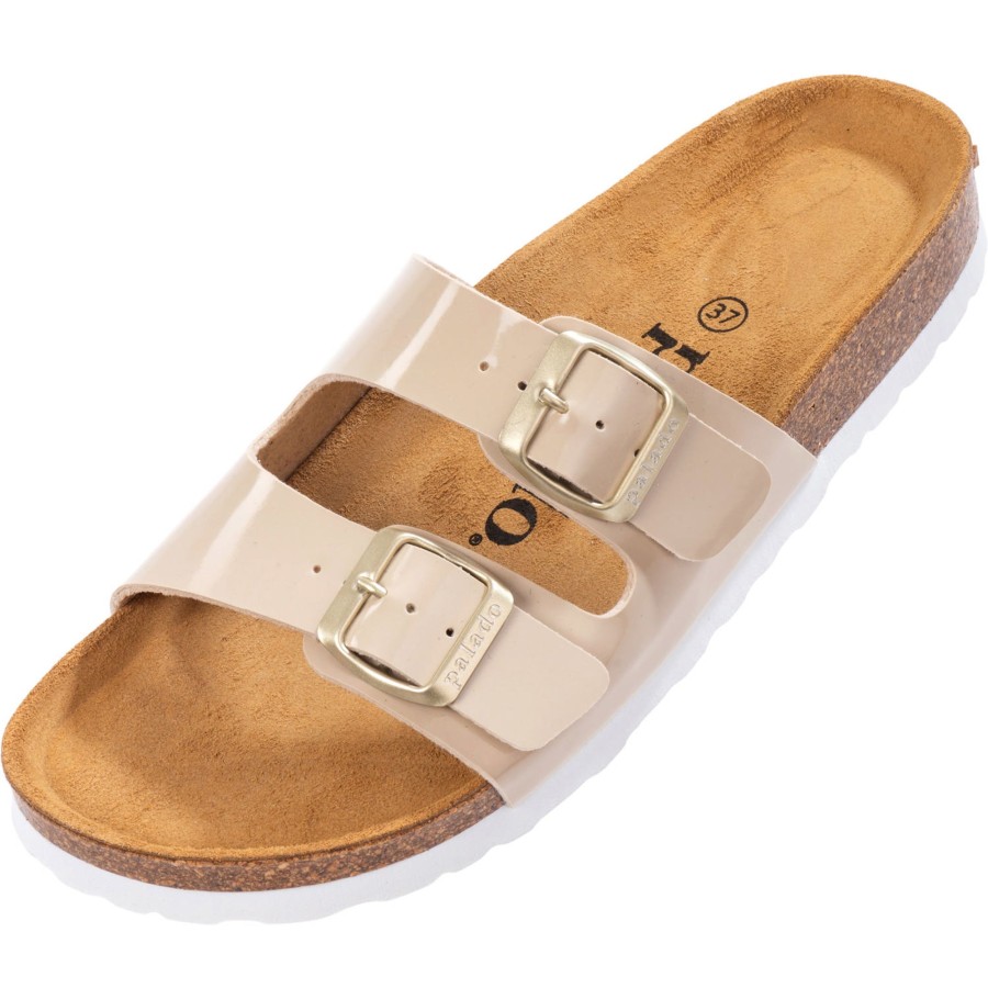 Damen Palado | Palado Milos Lack, Pantoletten, Damen, Beige