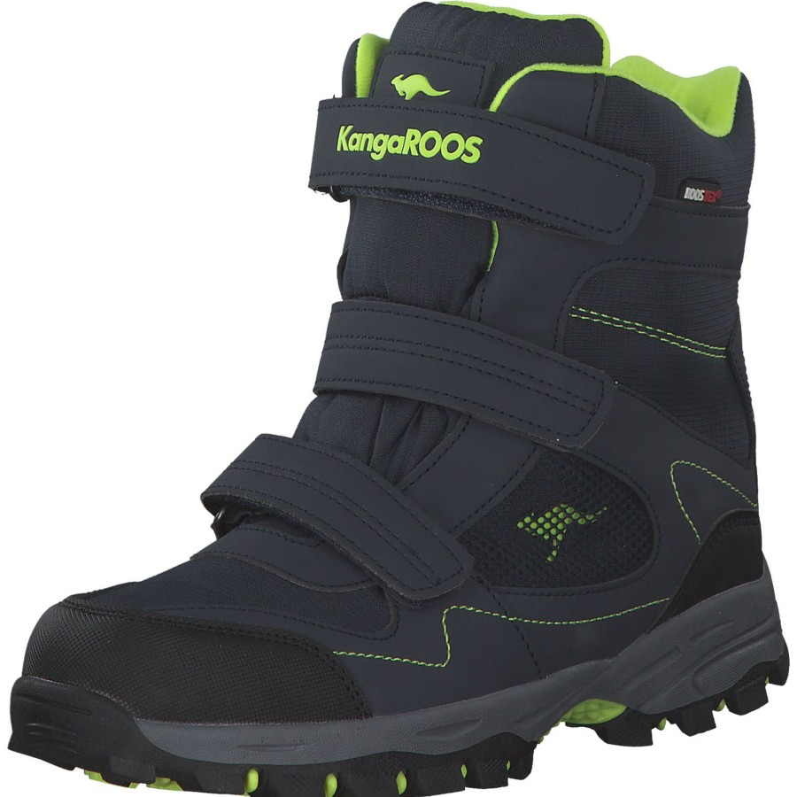 Kinder KangaROOS | Kangaroos K-Robi Ktx 18668, Winterschuhe (Kinder), Kinder, Navy Lime