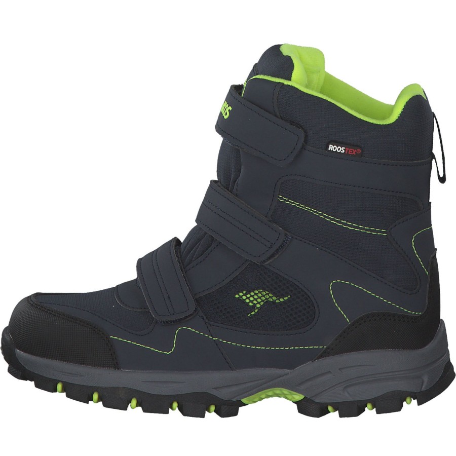 Kinder KangaROOS | Kangaroos K-Robi Ktx 18668, Winterschuhe (Kinder), Kinder, Navy Lime