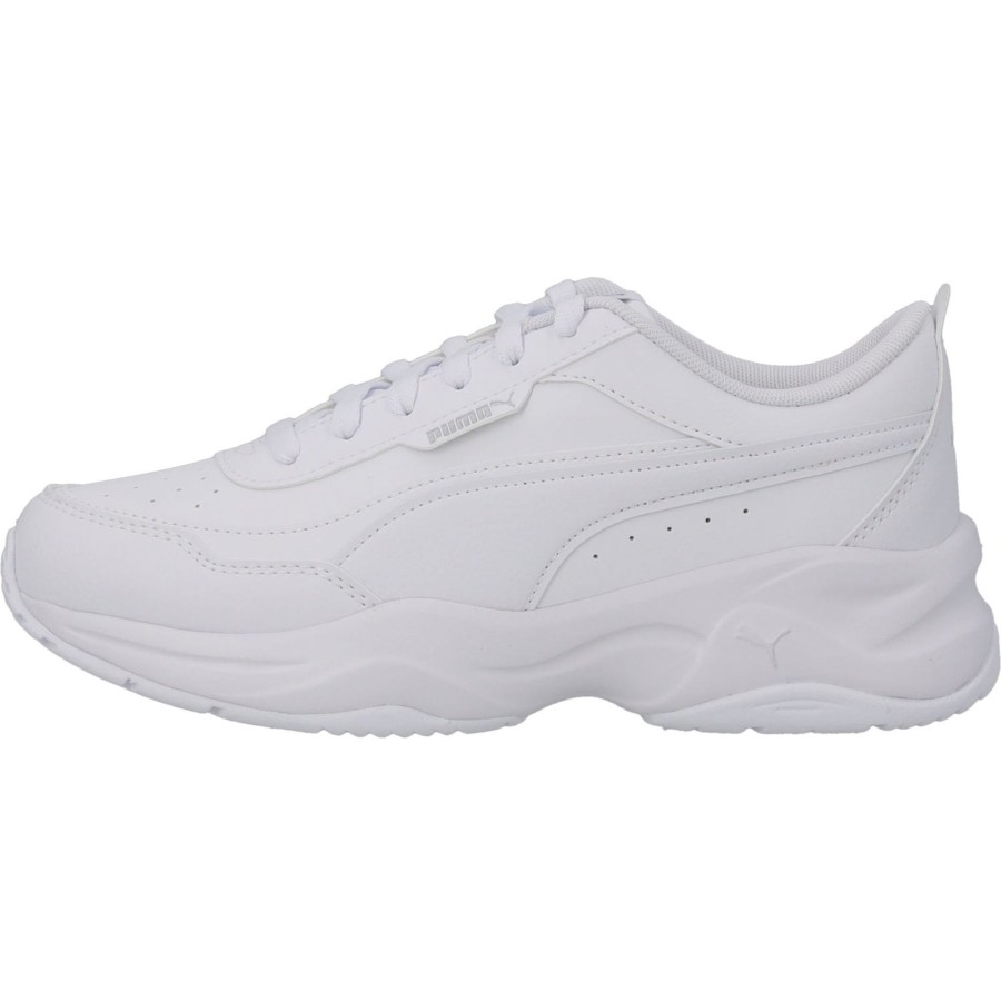 Damen Puma | Puma Cilia Mode 371125, Sneakers Low, Damen, Weiu00Df (Puma White-Puma Silver)