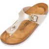 Damen Palado | Palado Kos, Zehentrenner, Damen, Metallic Matt Cream