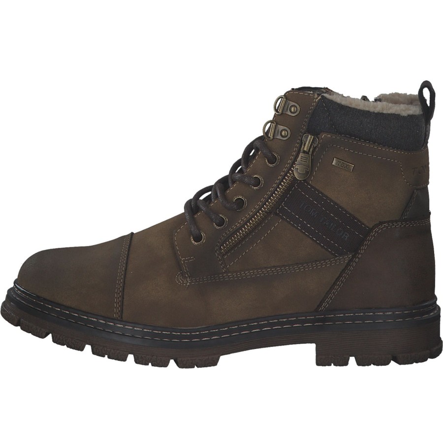 Herren Tom Tailor | Tom Tailor 2183505, Winterstiefel, Herren, Brown