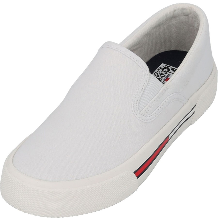 Damen Tommy Hilfiger | Tommy Hilfiger En0En02088, Slipper, Damen, White