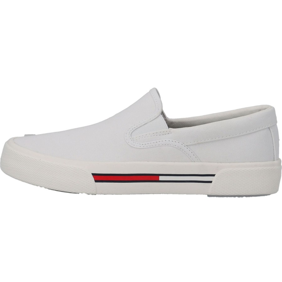 Damen Tommy Hilfiger | Tommy Hilfiger En0En02088, Slipper, Damen, White