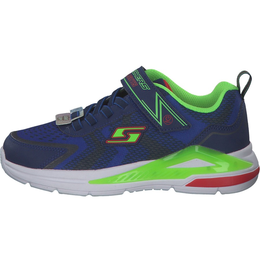 Kinder Skechers | Skechers 401660L, Sneakers Low, Kinder, Navy/Lime/Red