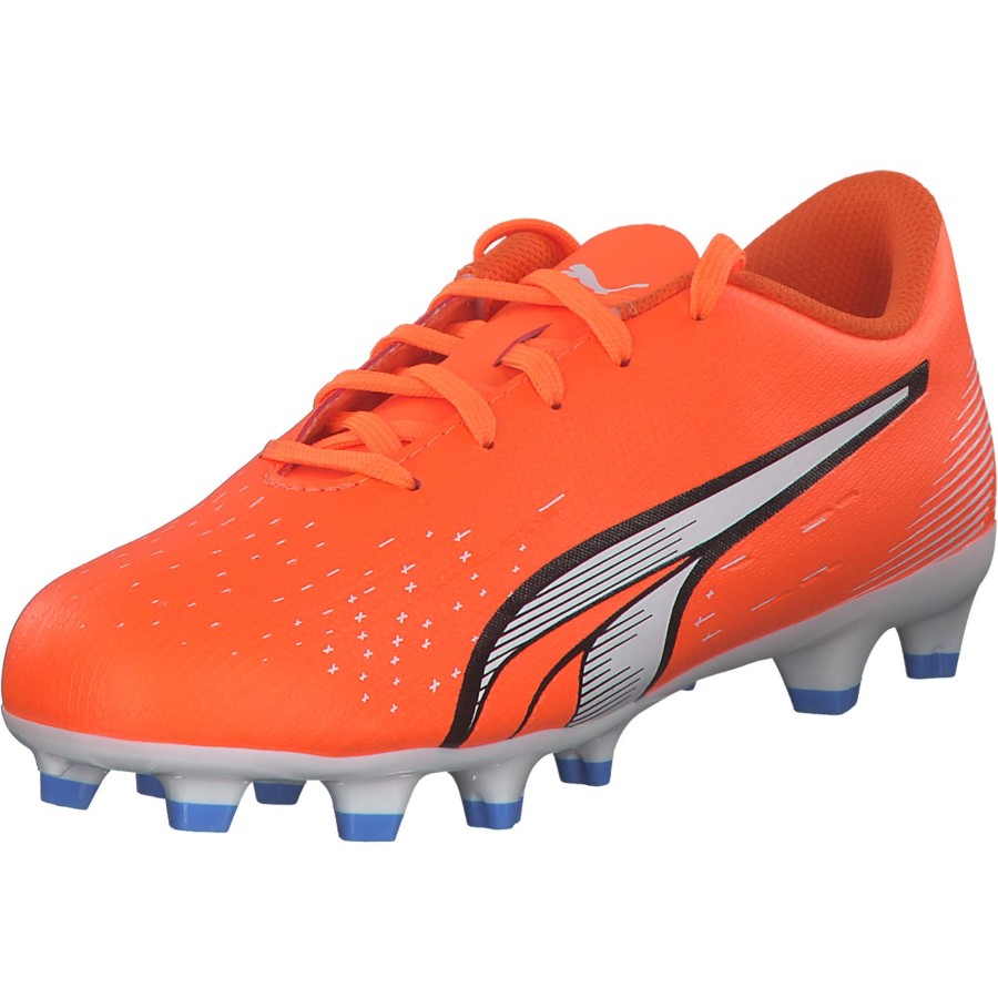 Herren Puma | Puma Ultra Play Fj/Ag Jr. 107233, Sportschuhe, Herren, Ultra Orange/Puma White/Blue G