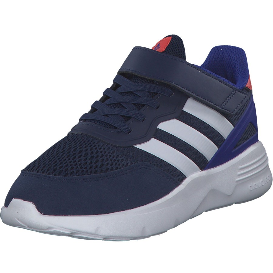 Herren adidas | Adidas Nebzed El K, Sneakers Low, Herren, Dark Blue/Ftwr White/Lucid Blu