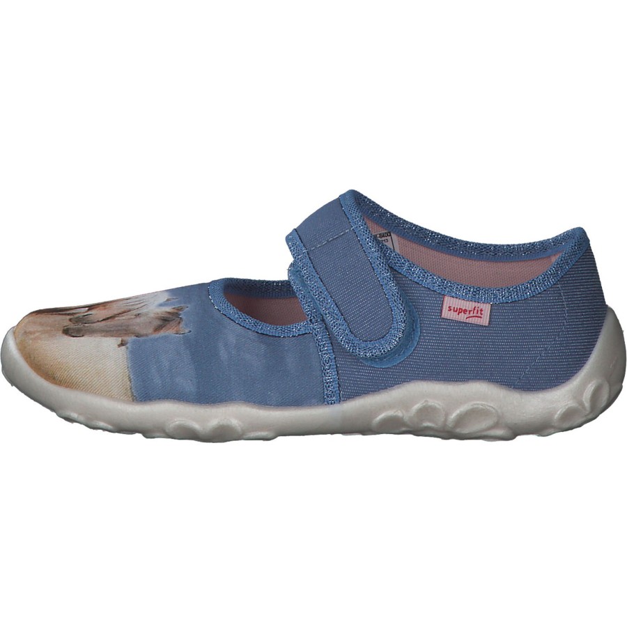 Kinder Superfit | Superfit Bonny 00281, Hausschuhe, Kinder, Blau/Mehrfarbig