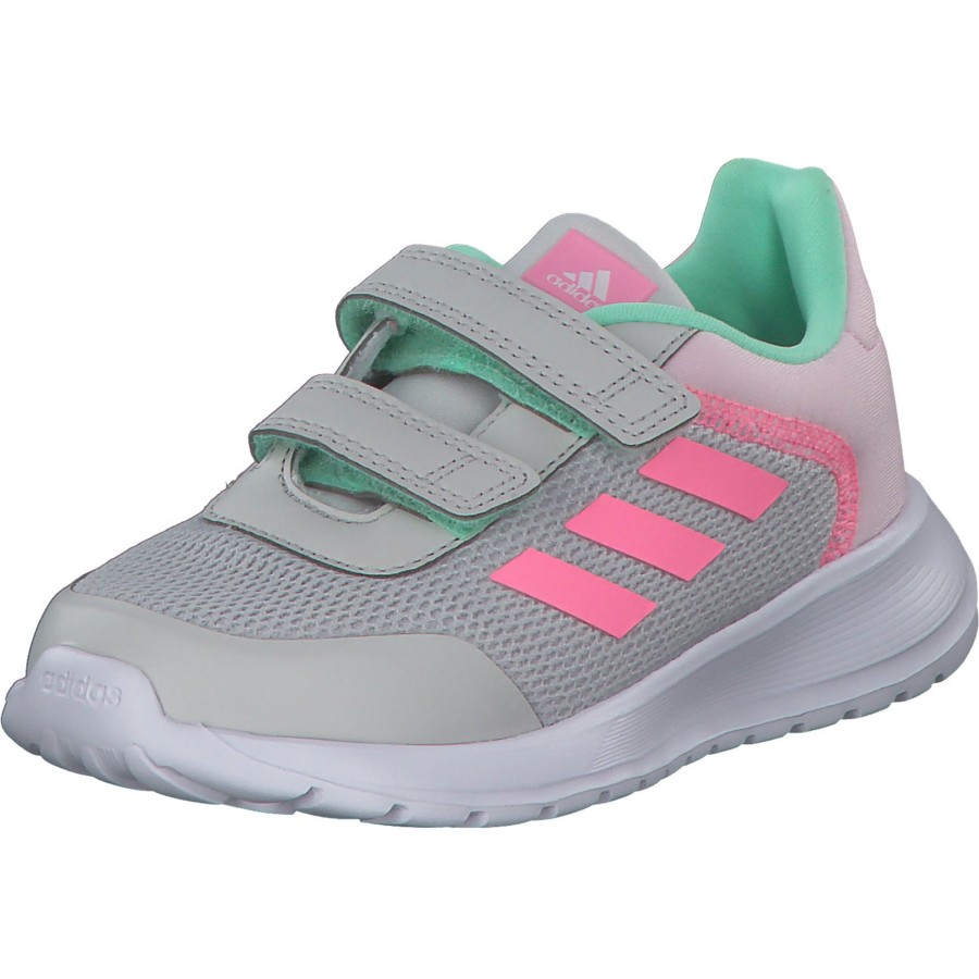 Kinder adidas | Adidas Tensaur Run 2.0 Cf I, Sneakers Low, Kinder, Grey One/Beam Pink/Pulse Mint