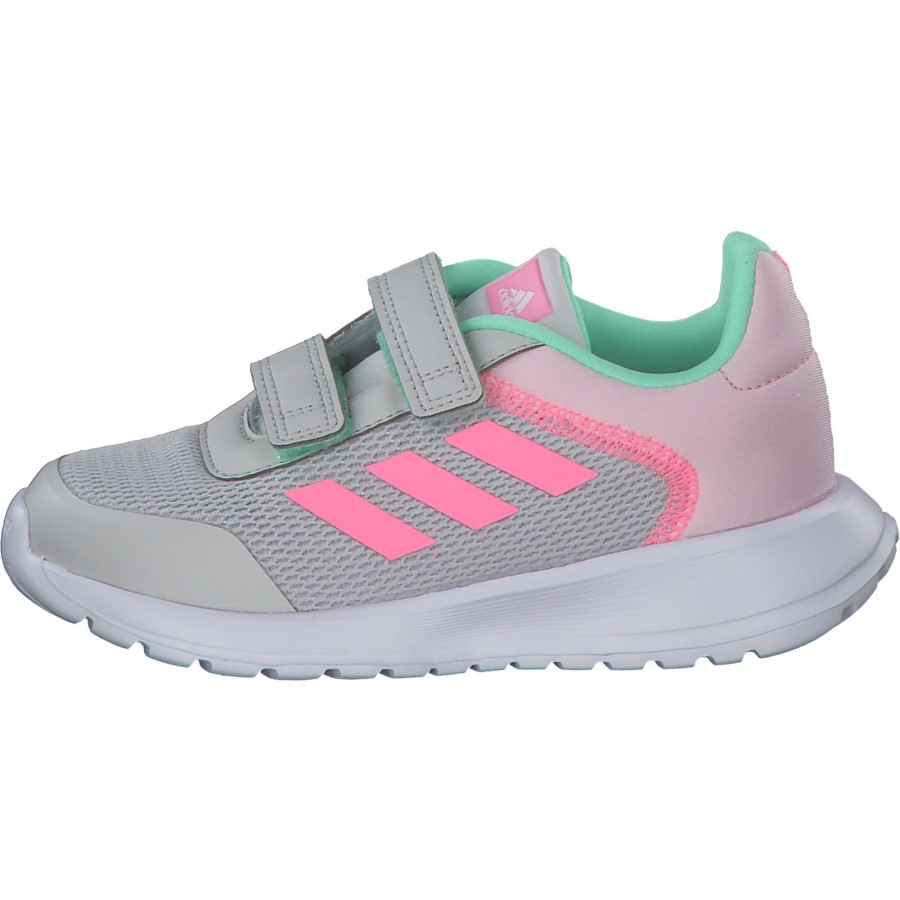 Kinder adidas | Adidas Tensaur Run 2.0 Cf I, Sneakers Low, Kinder, Grey One/Beam Pink/Pulse Mint