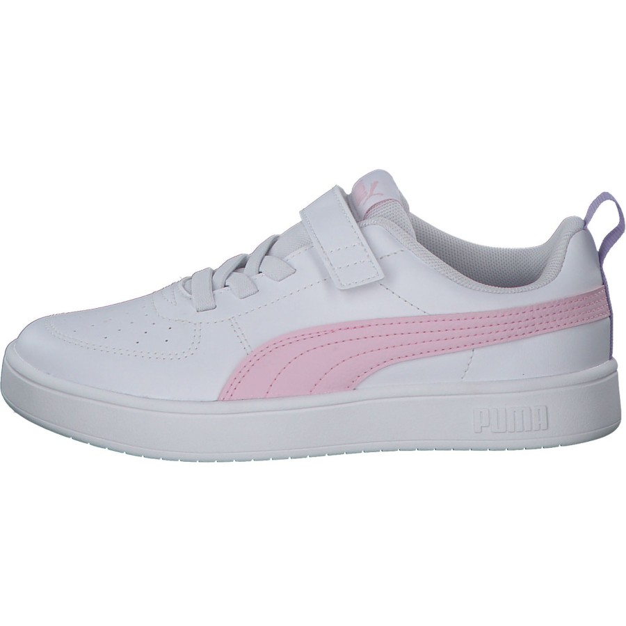 Kinder Puma | Puma Rickie Ac Ps 385836 W, Sneakers Low, Kinder, Puma White-Pearl Pink-Vivid Vi