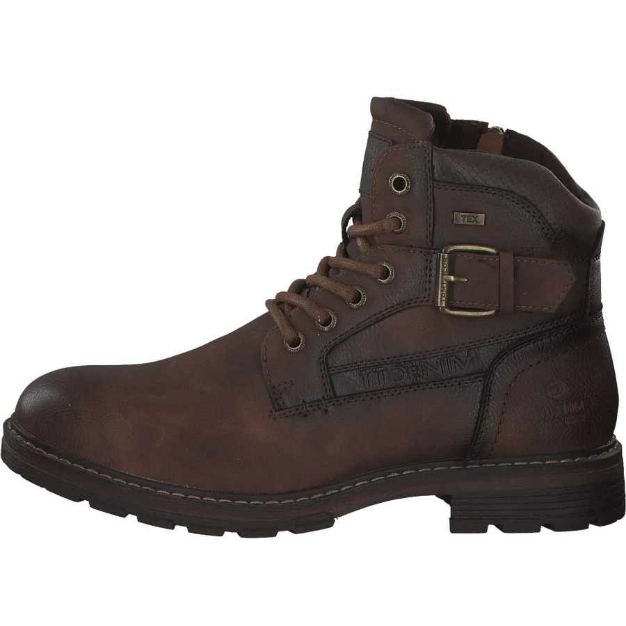 Herren Tom Tailor | Tom Tailor 7985603, Winterstiefel, Herren, Braun (Rust)