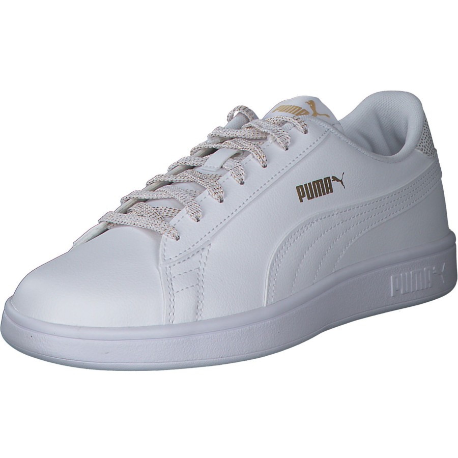 Kinder Puma | Puma Smash V2 Metallics Jr. 386197, Sneakers, Kinder, Puma White