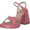 Damen La Strada | La Strada 2201027, Plateau-Sandaletten, Damen, Coral Wrinkle Patent