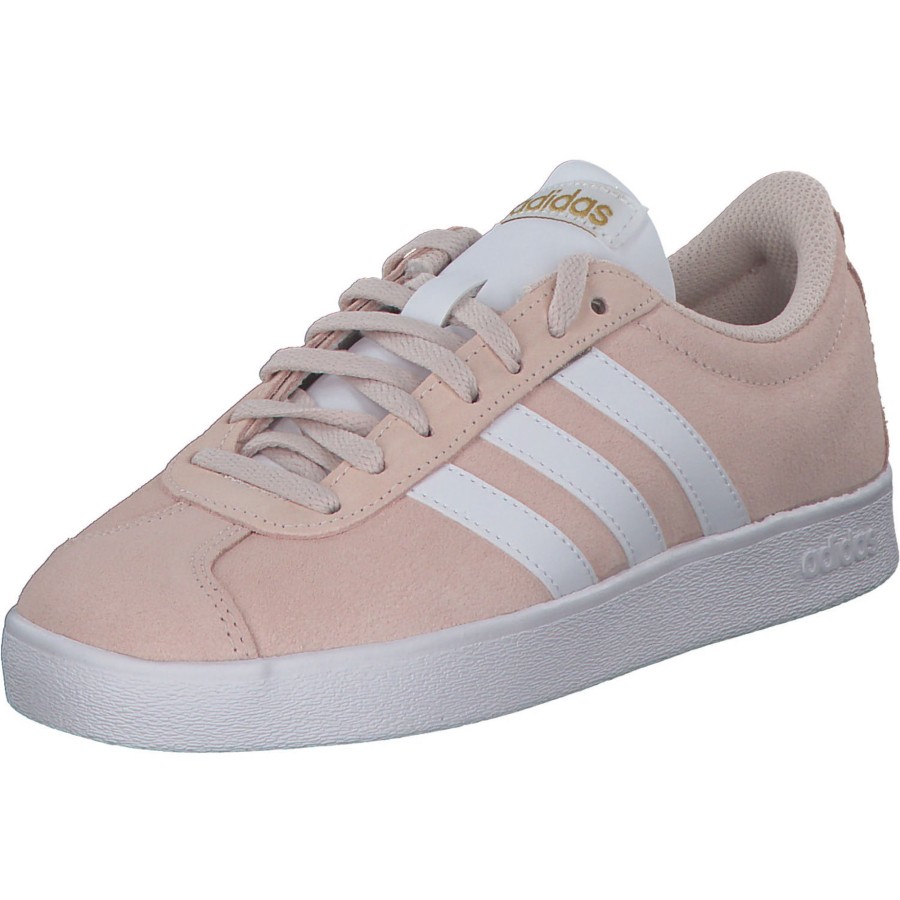 Damen adidas | Adidas Vl Court 2.0 W, Sneakers Low, Damen, Wonder Quarz/White/Caber Met