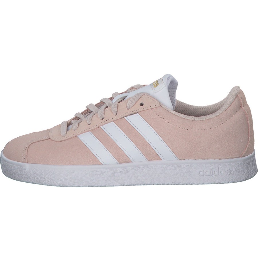 Damen adidas | Adidas Vl Court 2.0 W, Sneakers Low, Damen, Wonder Quarz/White/Caber Met