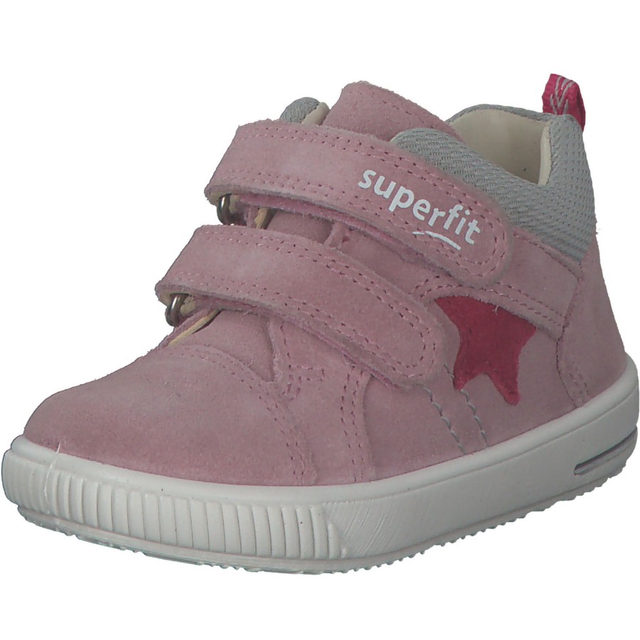 Kinder Superfit | Superfit Moppy 09352 W, Lauflernschuhe, Kinder, 22 Rosa/Hellgrau