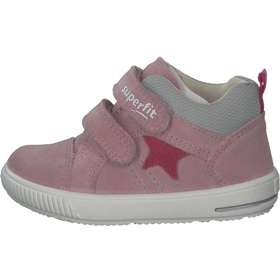 Kinder Superfit | Superfit Moppy 09352 W, Lauflernschuhe, Kinder, 22 Rosa/Hellgrau