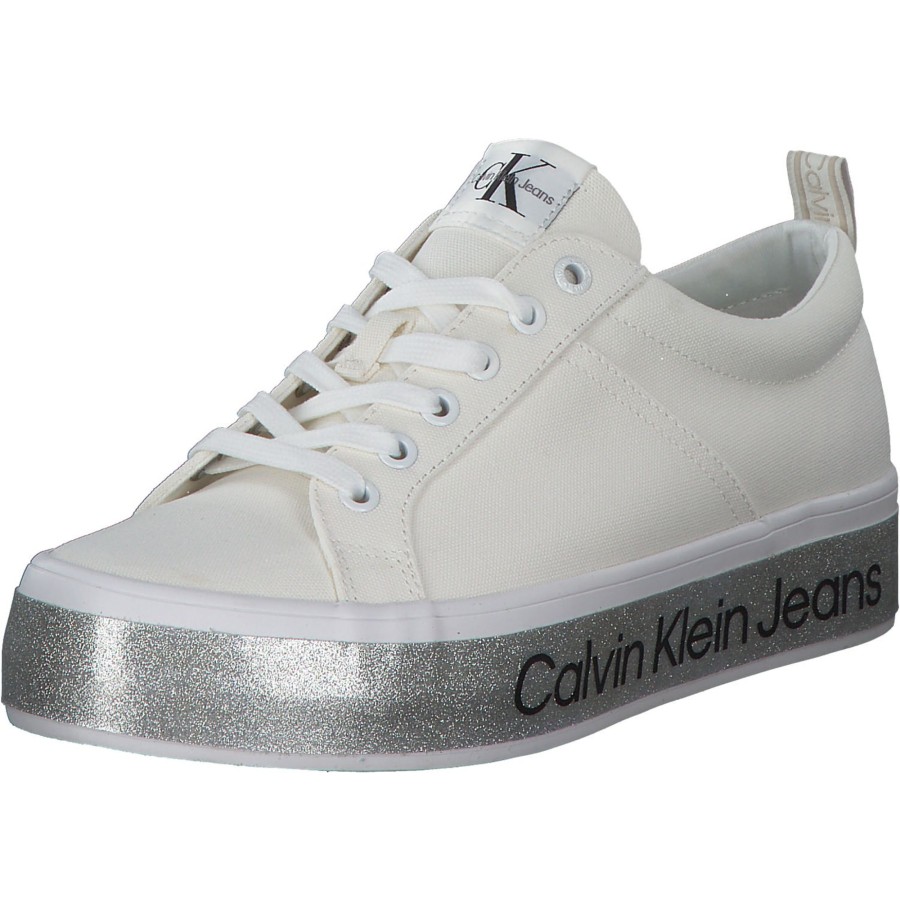 Damen Calvin Klein | Calvin Klein Yw0Yw00491, Sneakers Low, Damen, Weiu00Df