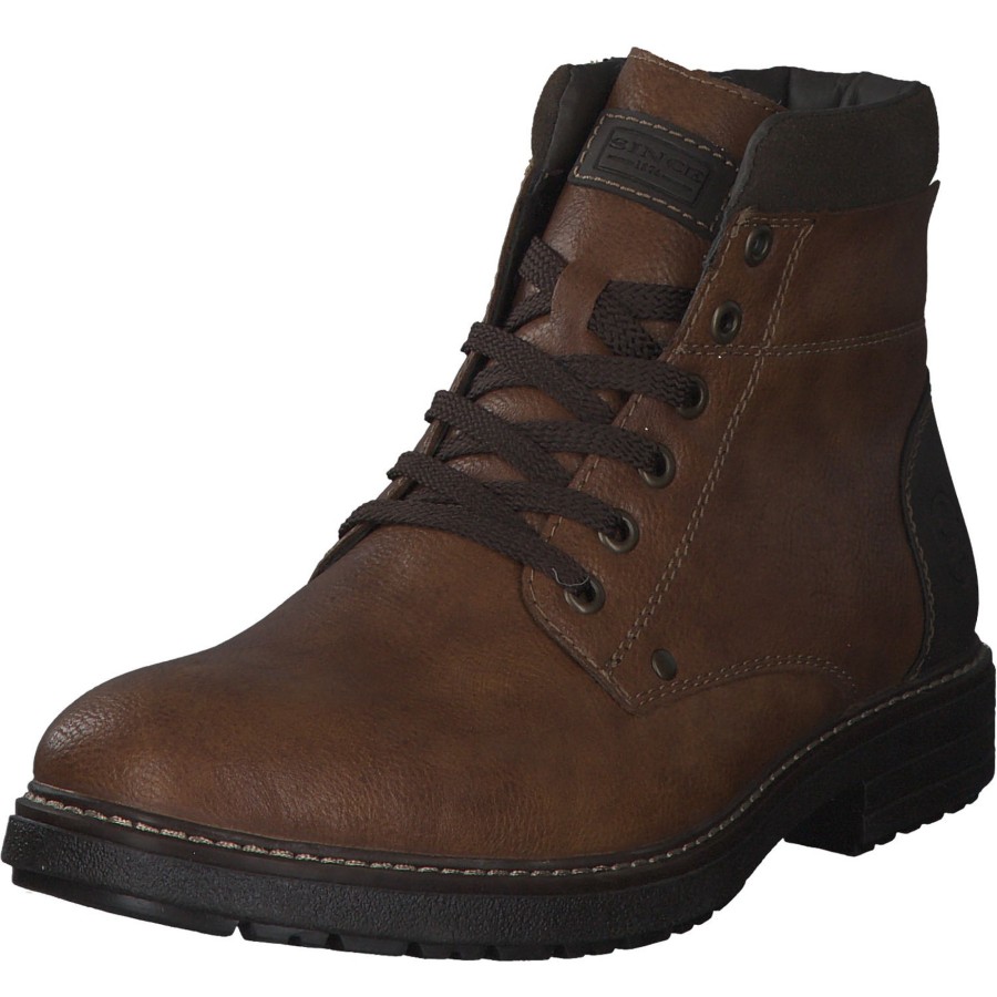 Herren Rieker | Rieker 33140, Schnu00Fcrstiefeletten, Herren, Braun