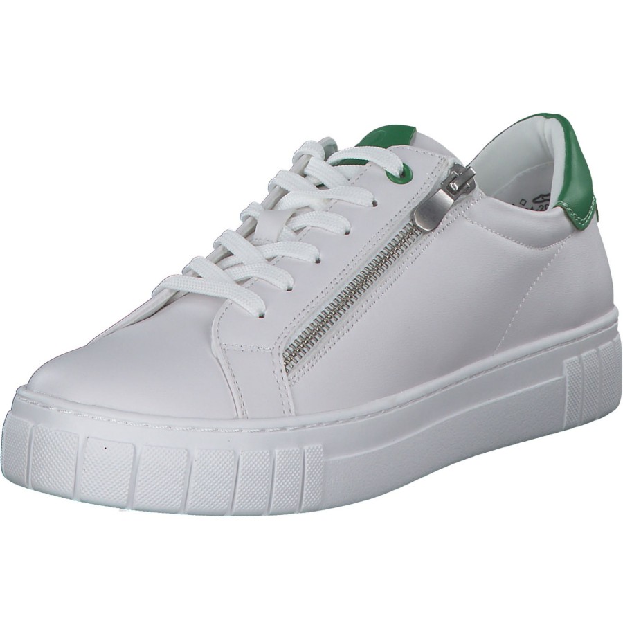 Damen Marco Tozzi | Marco Tozzi 23764, Schnu00Fcrschuhe, Damen, White/Green