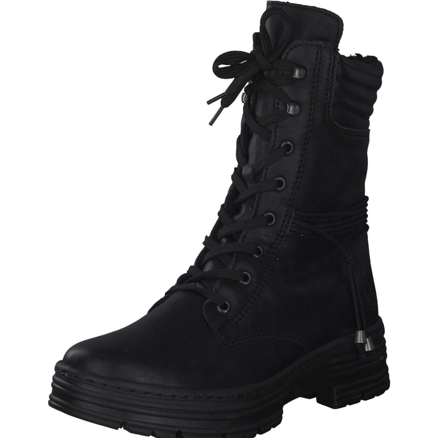 Damen Rieker | Rieker X8521, Winterstiefeletten, Damen, Schwarz