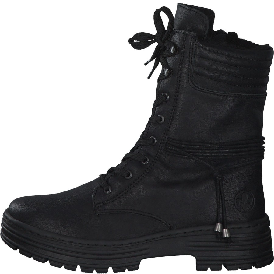 Damen Rieker | Rieker X8521, Winterstiefeletten, Damen, Schwarz