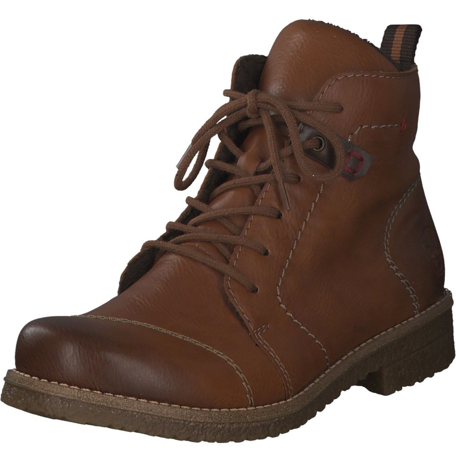 Damen Rieker | Rieker 73501, Schnu00Fcrstiefeletten, Damen, Braun (Cayenne/Kastanie)