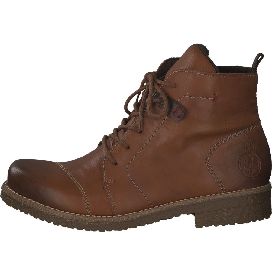 Damen Rieker | Rieker 73501, Schnu00Fcrstiefeletten, Damen, Braun (Cayenne/Kastanie)