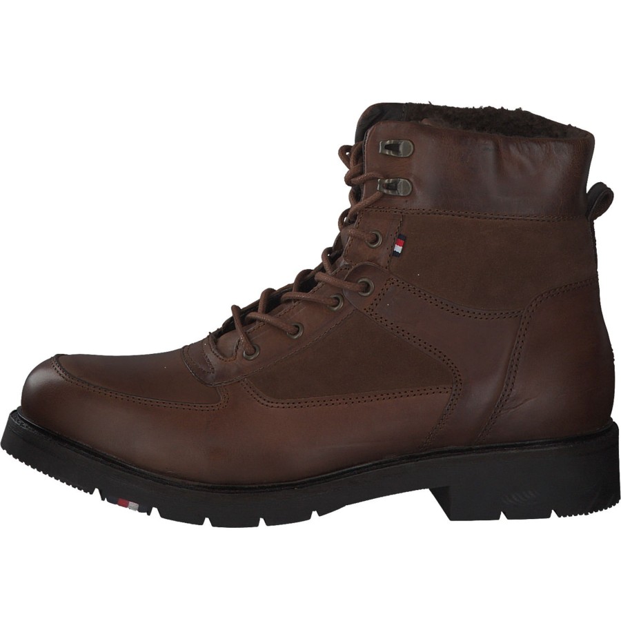 Herren Tommy Hilfiger | Tommy Hilfiger Fm0Fm04203, Winterstiefeletten, Herren, Braun (Winter Cognac)