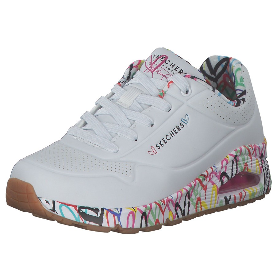 Damen Skechers | Skechers 155506, Sneakers Low, Damen, Wht Weiu00Df