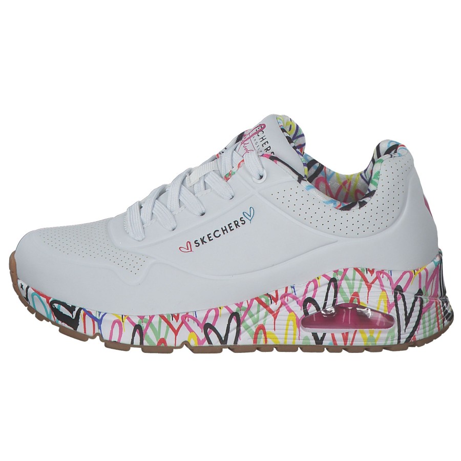 Damen Skechers | Skechers 155506, Sneakers Low, Damen, Wht Weiu00Df