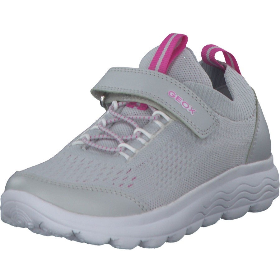 Kinder Geox | Geox J26Gyb, Sneakers Low, Kinder, Lt Grey/Fuchsia