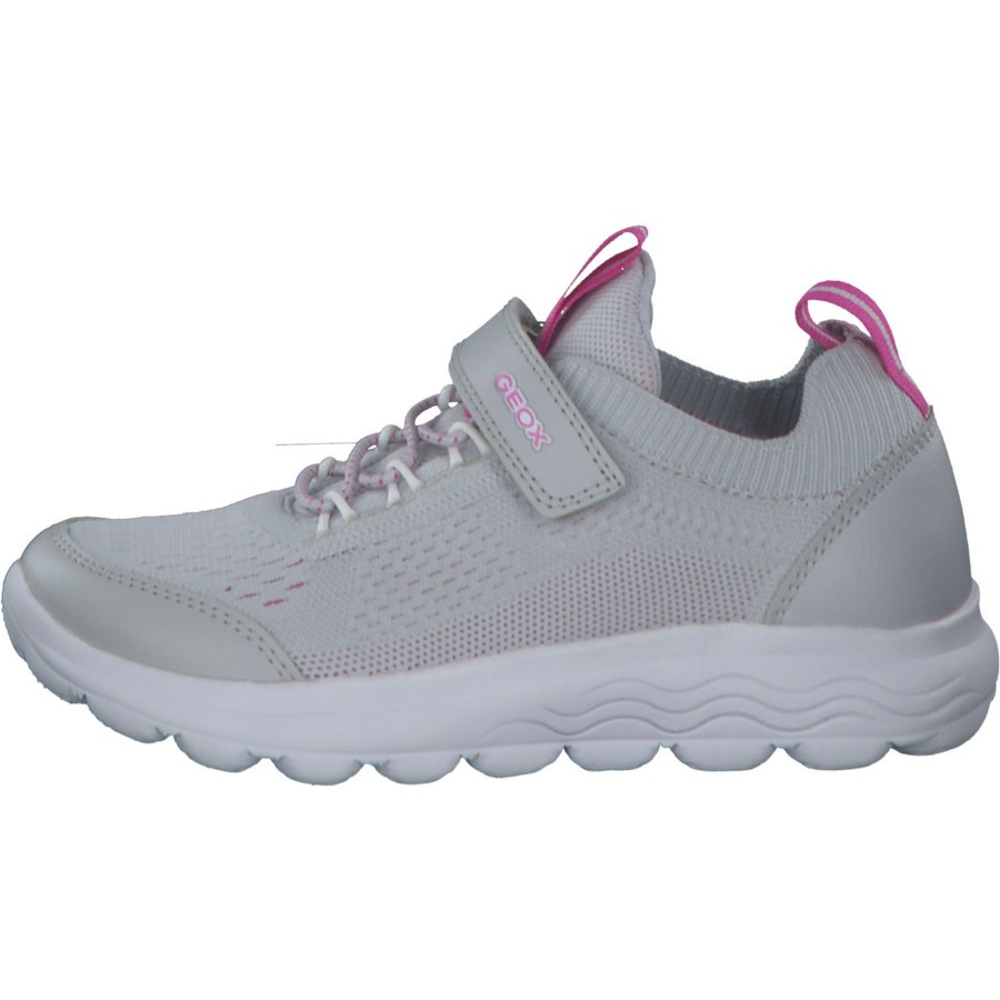 Kinder Geox | Geox J26Gyb, Sneakers Low, Kinder, Lt Grey/Fuchsia