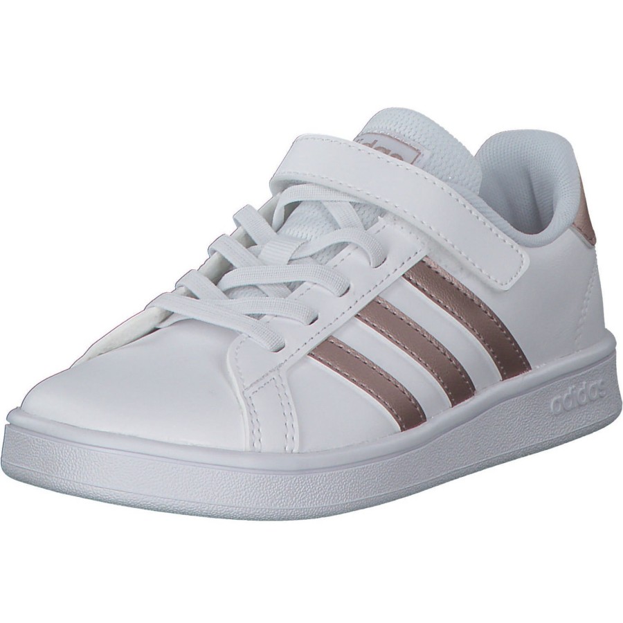 Kinder adidas core | Adidas Core Grand Court C, Sneakers Low, Kinder, Weiu00Df (Ftwwht/Coppmt)